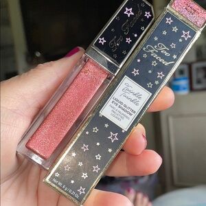 Too Faced NIB Twinkle Liquid Eyeshadow CANDIED ROSE